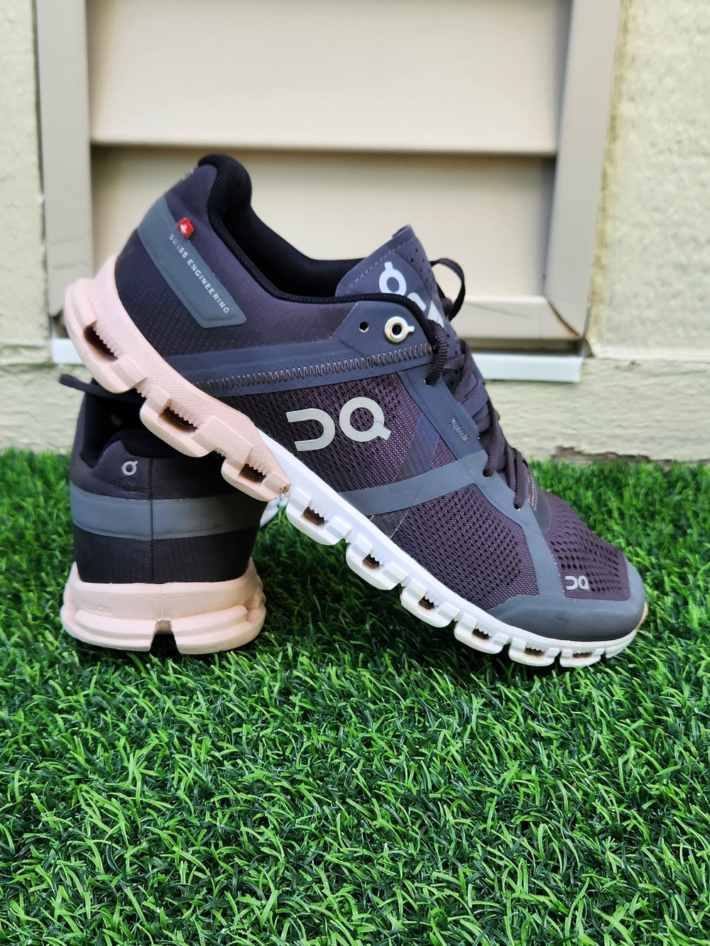 On Running Women's Sneakers in Dark Brown and Black